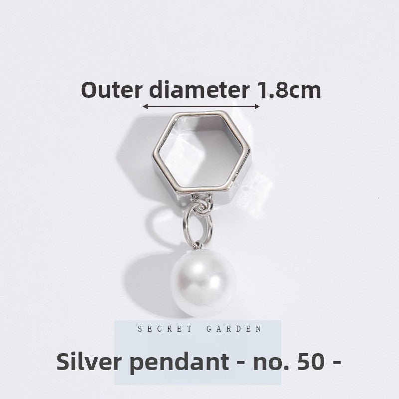 Multifunctional Pearl Scarf Buckle