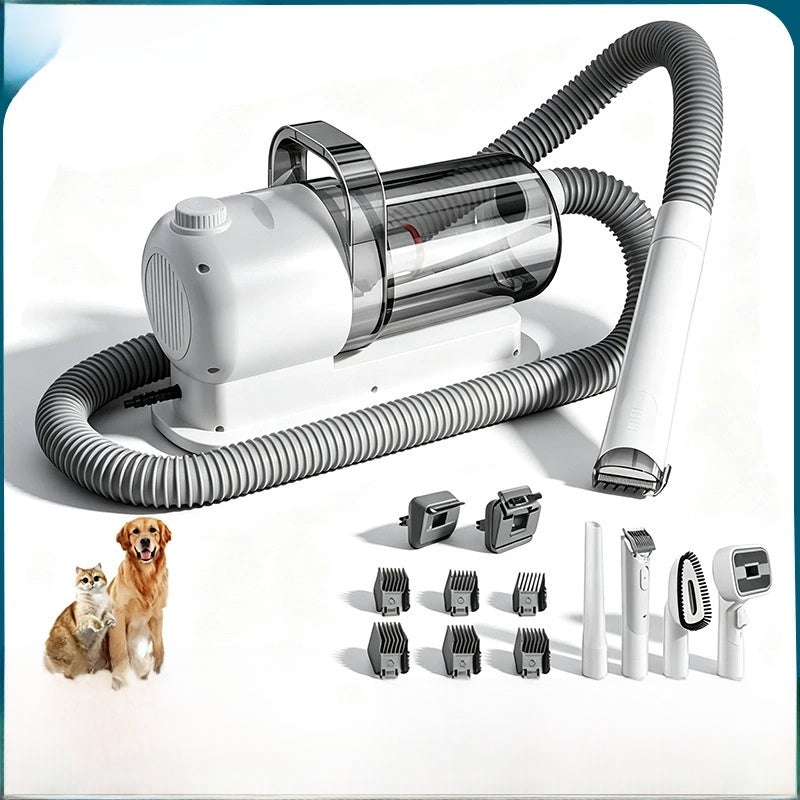 Multifunctional Pet Grooming Vacuum Trimmer