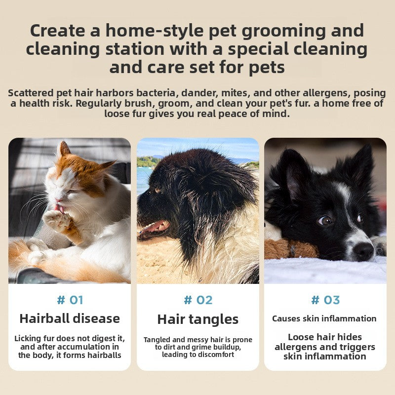 Multifunctional Pet Hair Trimmer Vacuum