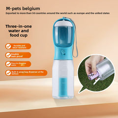 3-in-1 600ml water bottle blue10554599