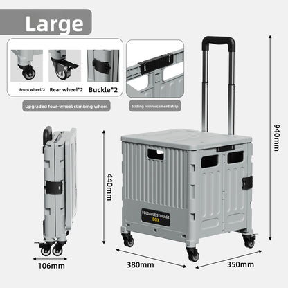 Multifunctional Portable Folding Shopping Cart
