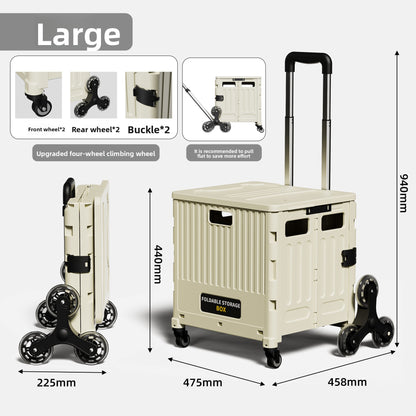 Multifunctional Portable Folding Shopping Cart