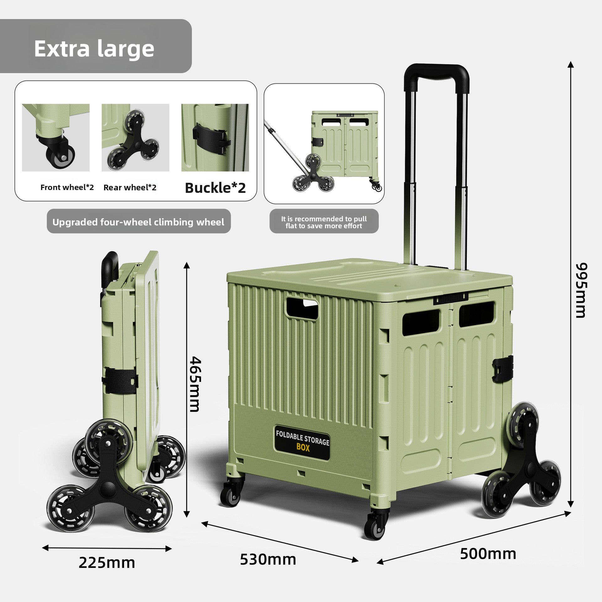 Multifunctional Portable Folding Shopping Cart