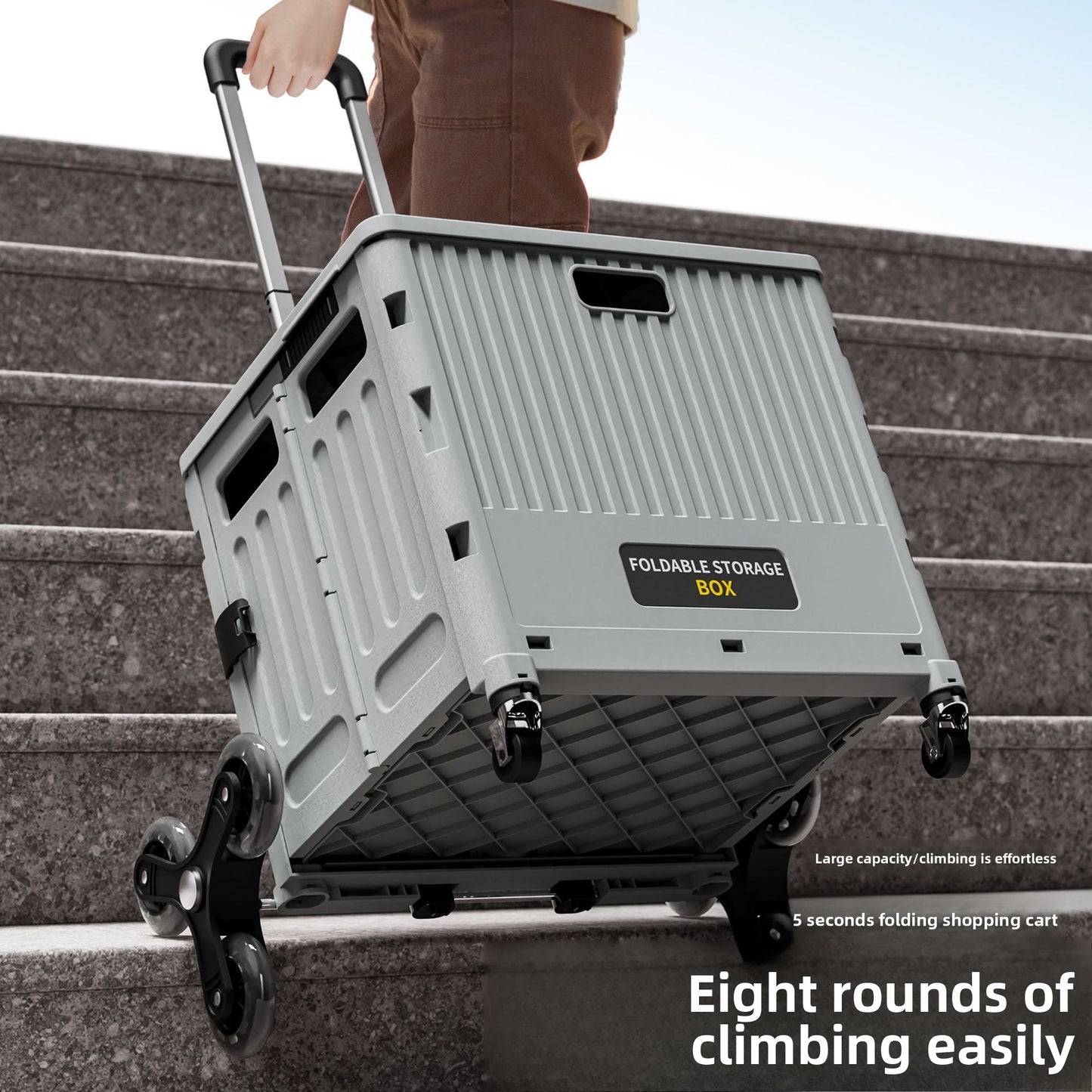 Multifunctional Portable Folding Shopping Cart
