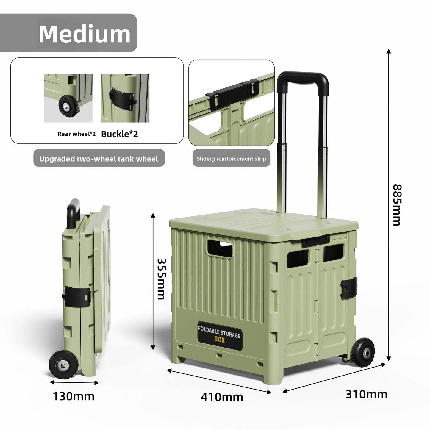 Multifunctional Portable Folding Shopping Cart