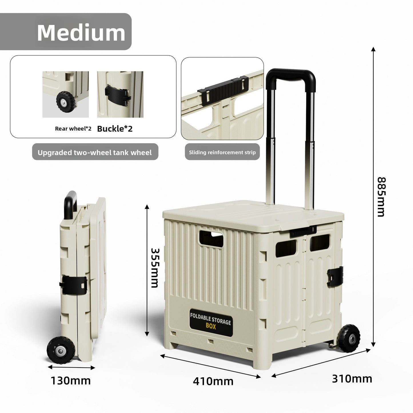 Multifunctional Portable Folding Shopping Cart