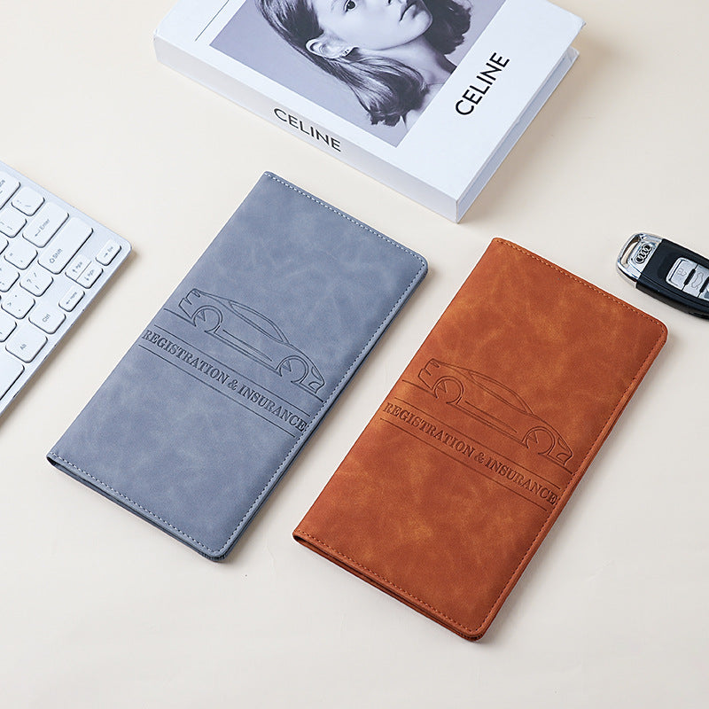 Multifunctional PU Document Holder