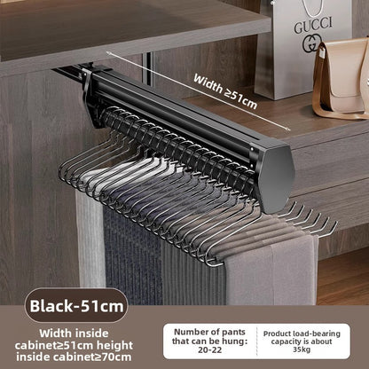 Multifunctional Pull-out Wardrobe Trousers Rack