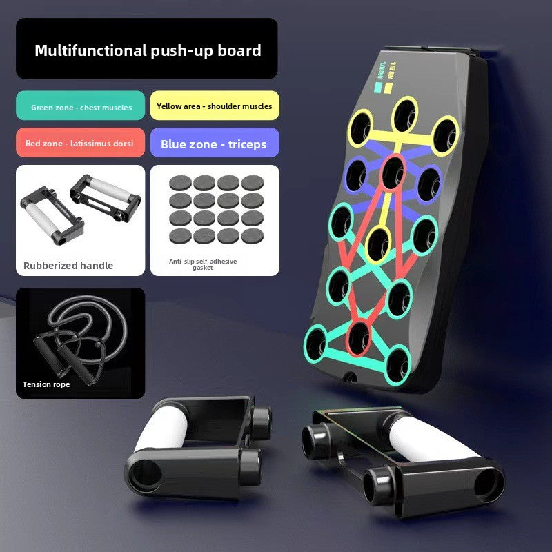 Multifunctional Push Up Training Board with Non-Slip Grips