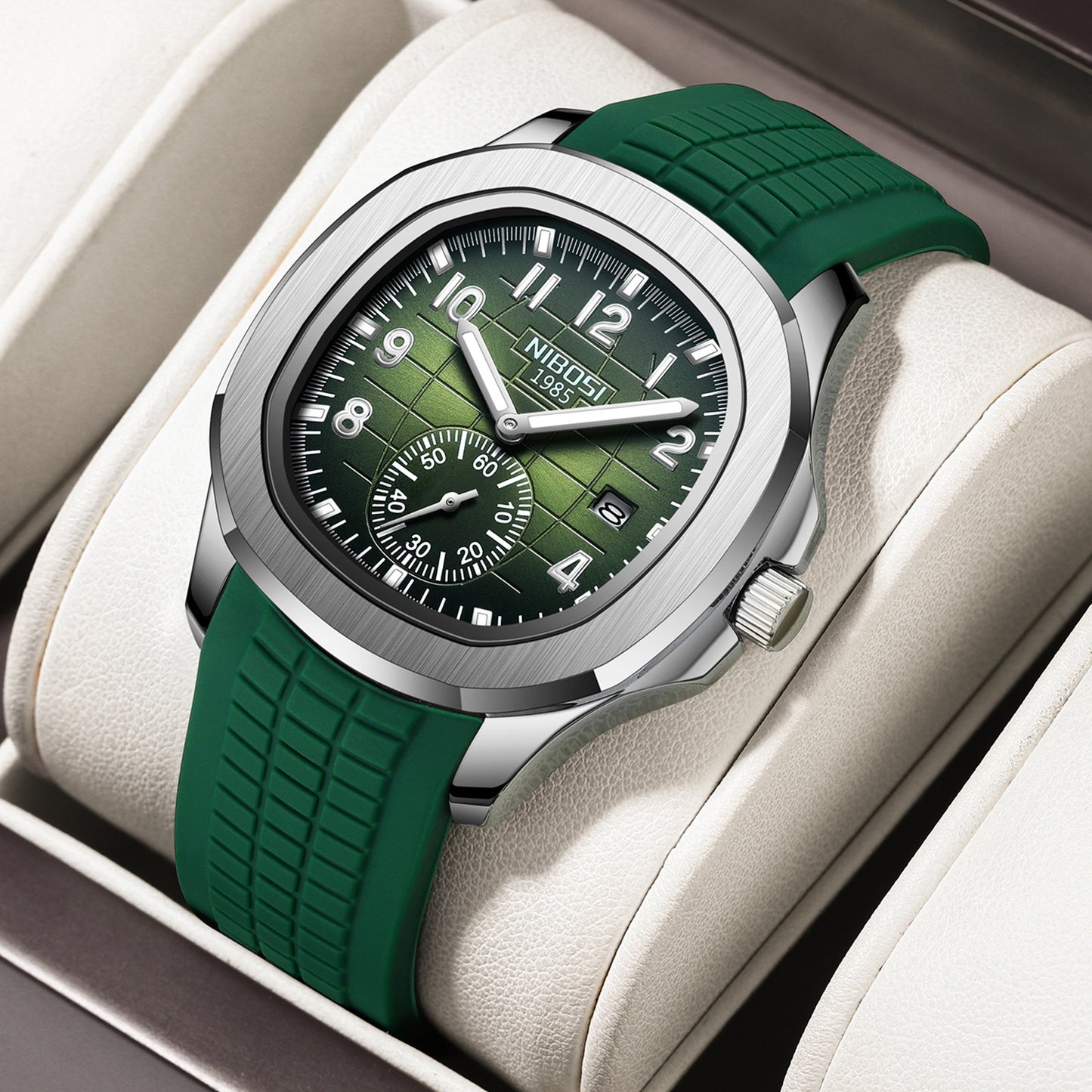 Multifunctional Quartz Watch with Luminous Display