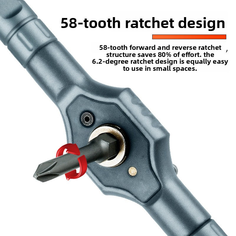 Multifunctional Ratchet Screwdriver Set Magnetic 42-in-1 Repair Tool