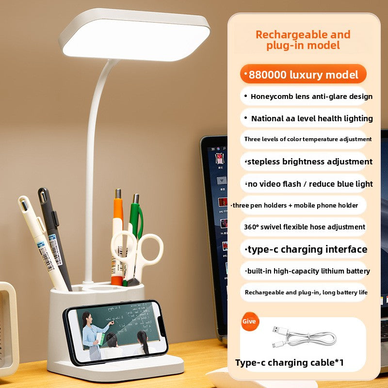 Multifunctional Rechargeable Desk Lamp