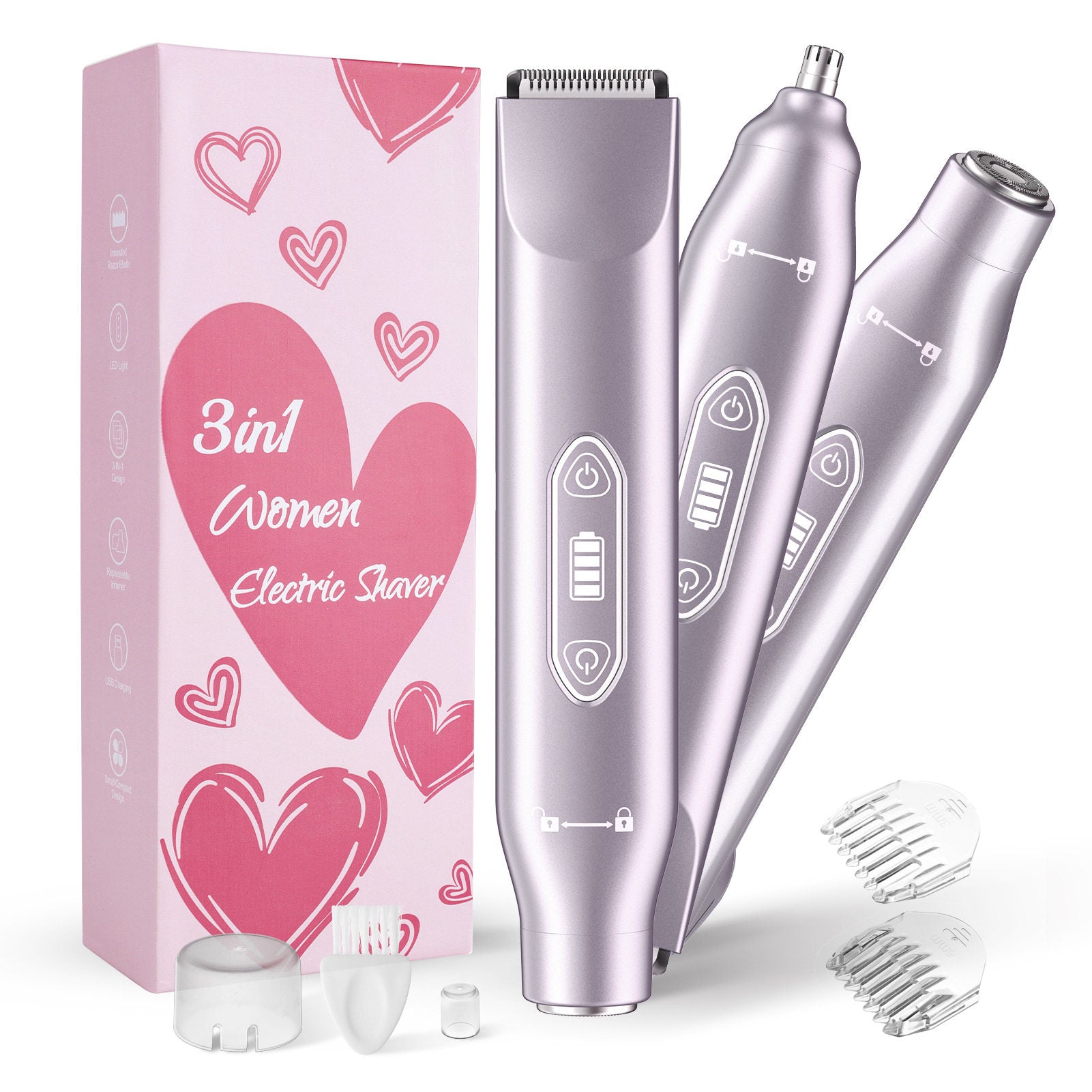 Multifunctional Rechargeable Electric Shaver