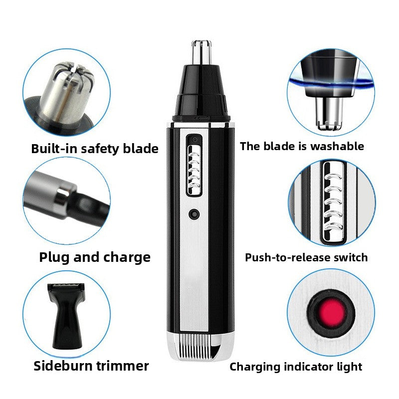 Multifunctional Rechargeable Nose Hair Trimmer