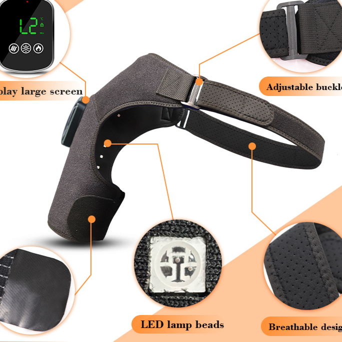 Multifunctional Red Light Heating Shoulder Massager