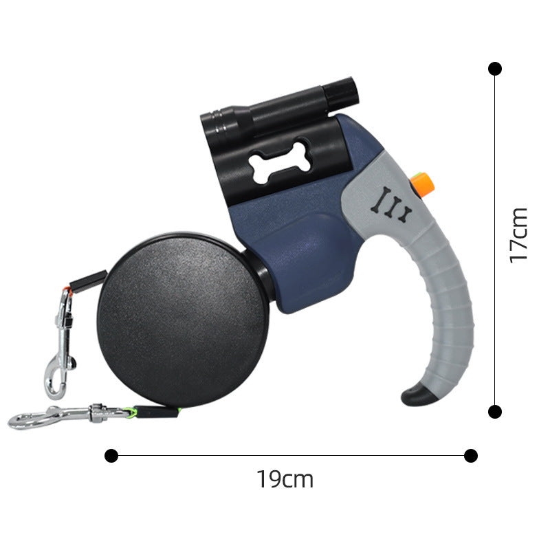 Multifunctional Retractable Dual Dog Leash