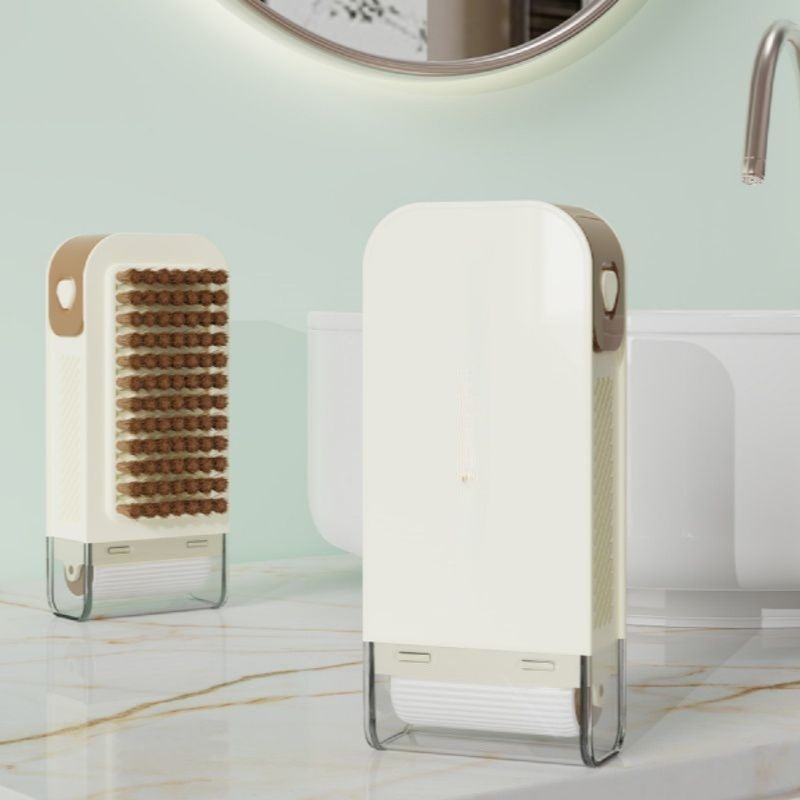 Multifunctional Roller Foaming Soap Box with Brush