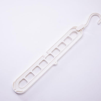 Multifunctional Rotating 9-Hole Clothes Hanger Organizer