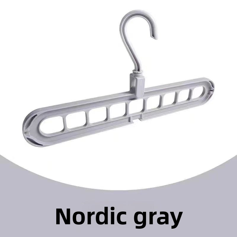 Multifunctional Rotating 9-Hole Clothes Hanger Organizer