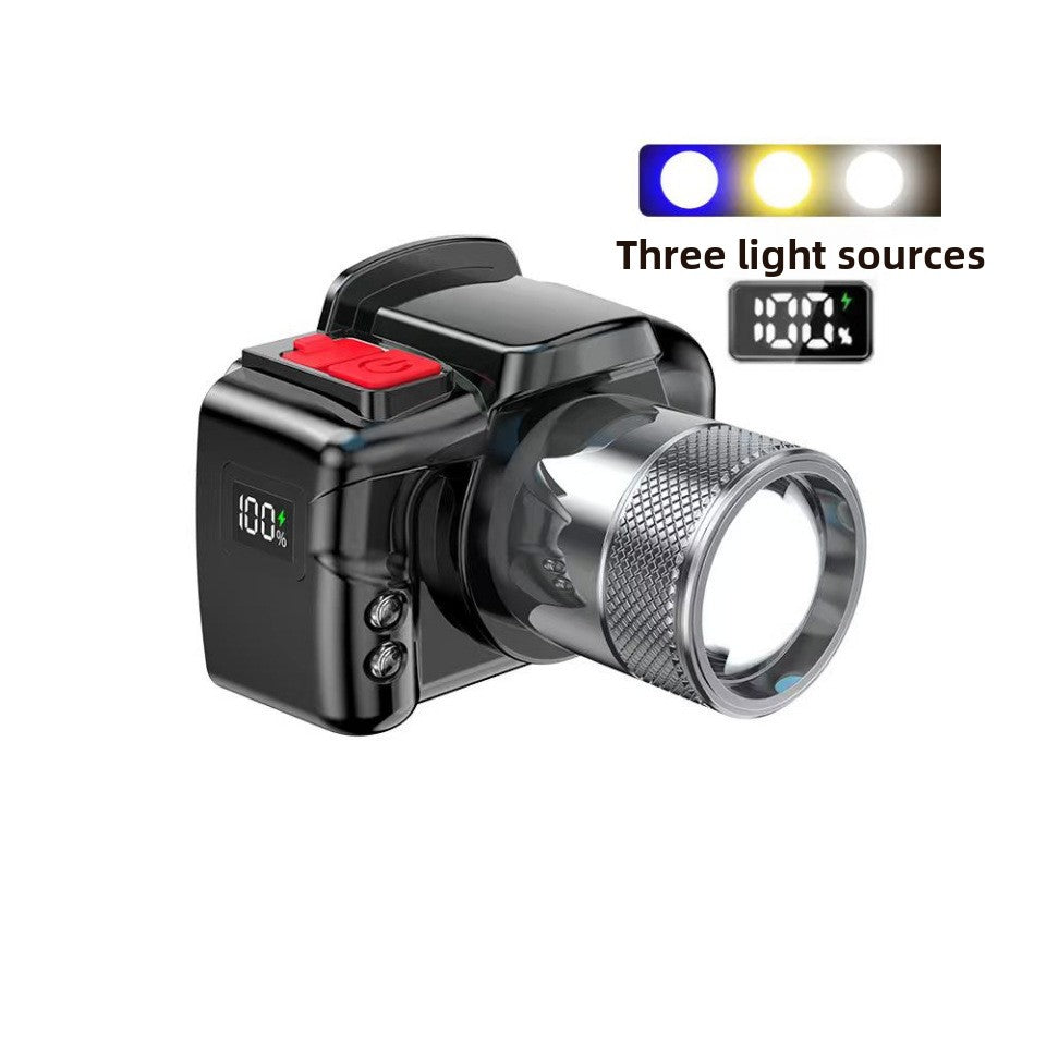 Multifunctional Sensor Headlamp with Type-C Charging