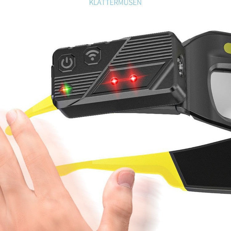 Multifunctional Sensor Headlamp with Type-C Charging