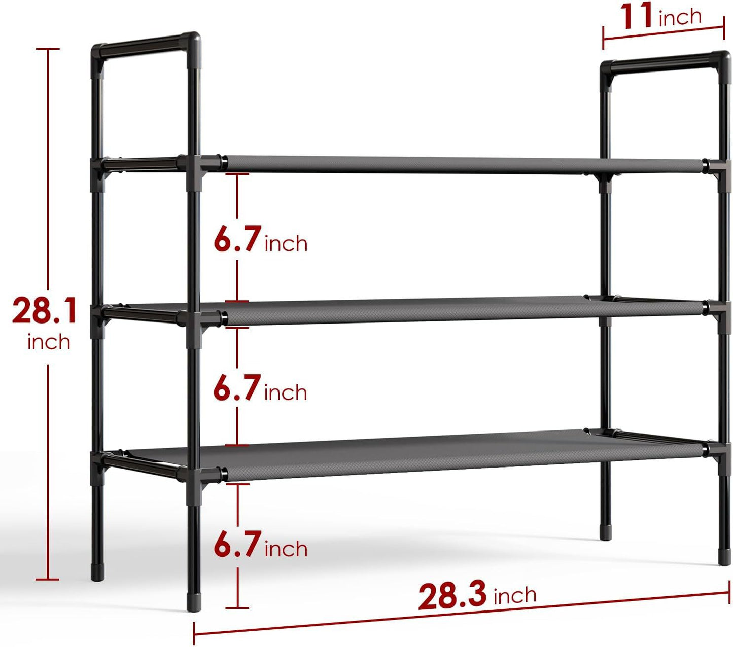 Multifunctional shoe rack assembly for corridor entrance passage