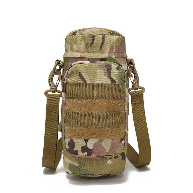 Multifunctional Shoulder Bag with Water Bottle Holder
