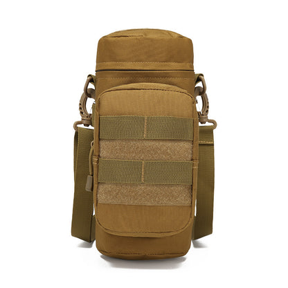 Multifunctional Shoulder Bag with Water Bottle Holder
