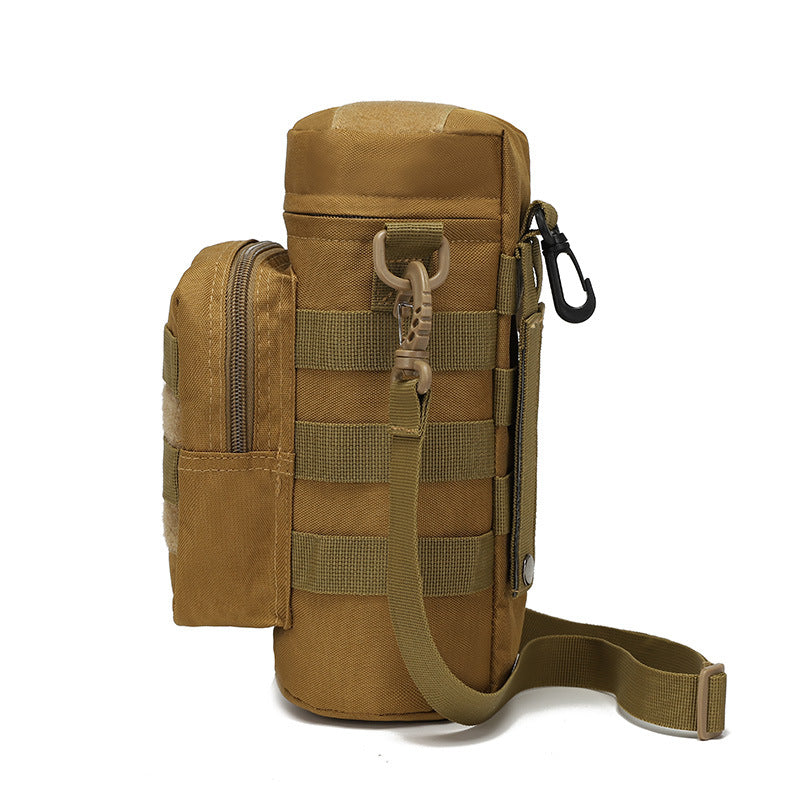 Multifunctional Shoulder Bag with Water Bottle Holder