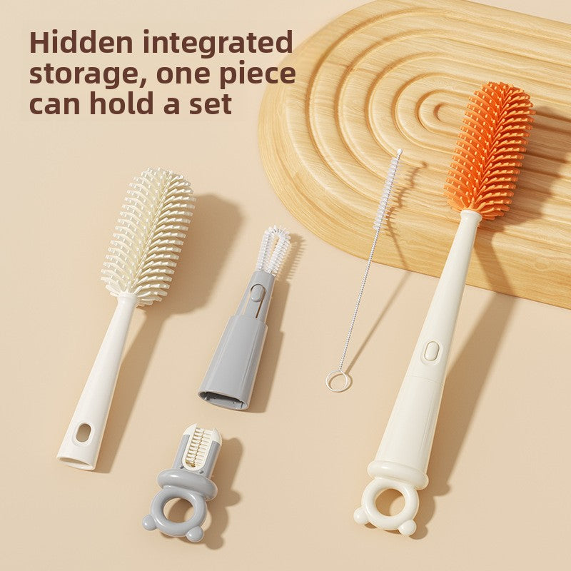Multifunctional Silicone Baby Bottle Cleaning Brush