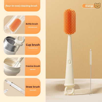 Multifunctional Silicone Baby Bottle Cleaning Brush
