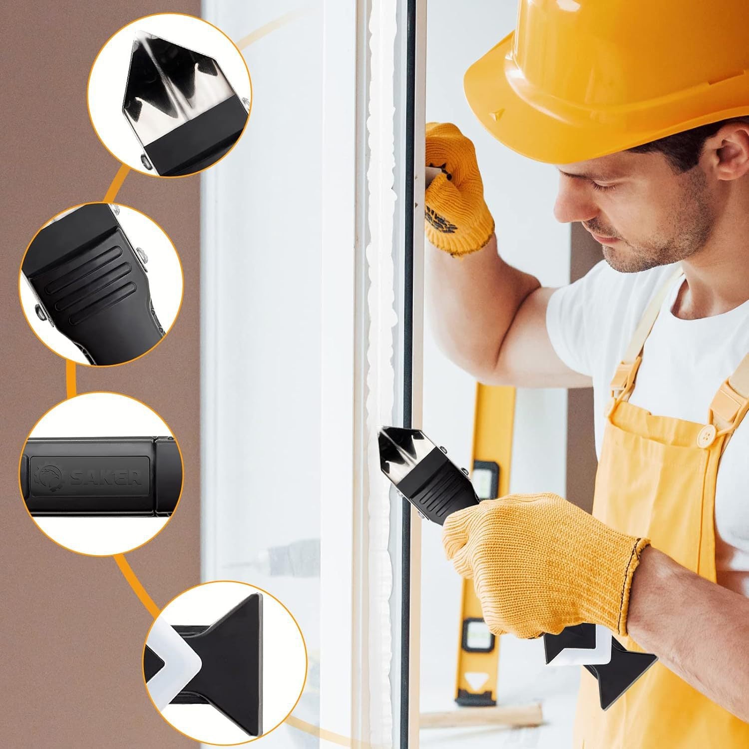 Multifunctional Silicone Scraper Tool