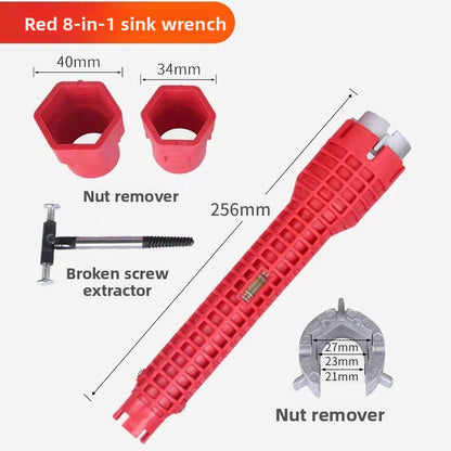 Multifunctional sink wrench