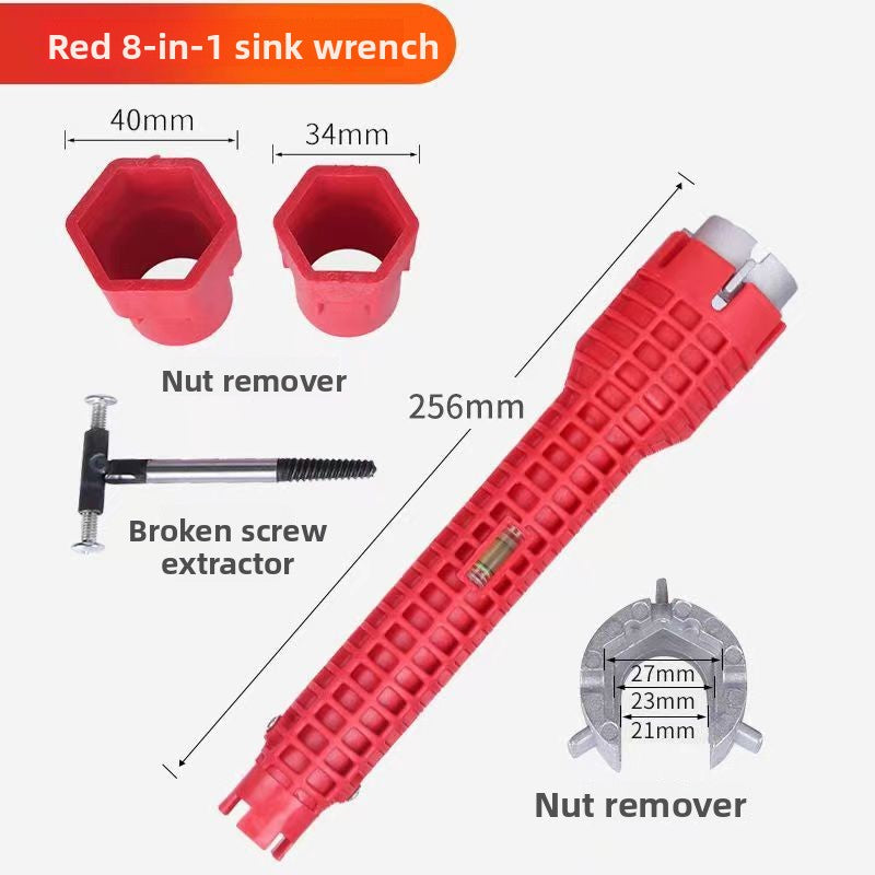 Multifunctional sink wrench