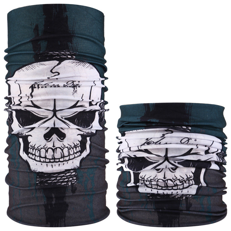 Multifunctional Skull Pattern Headband