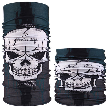 Multifunctional Skull Pattern Headband