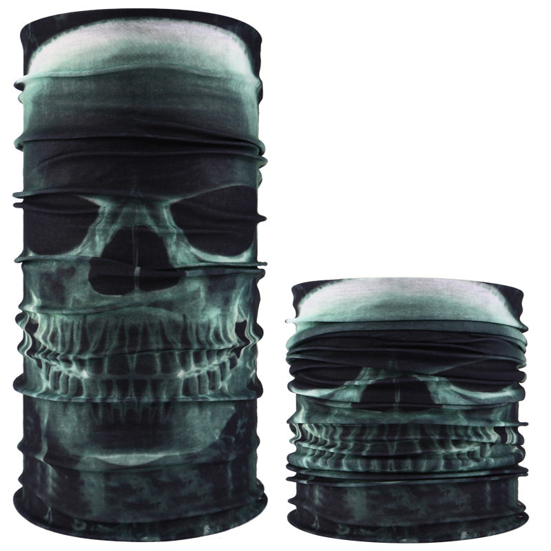 Multifunctional Skull Pattern Headband