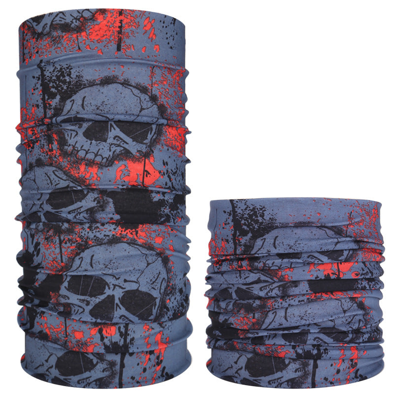Multifunctional Skull Pattern Headband
