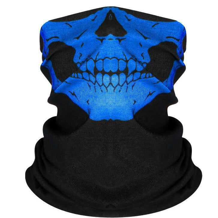 Multifunctional Skull Pattern Headband