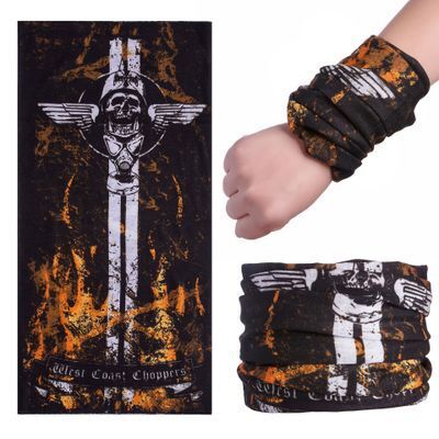 Multifunctional Skull Pattern Headband