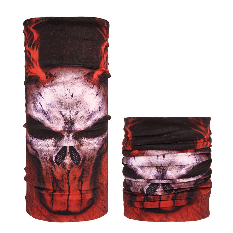Multifunctional Skull Pattern Headband