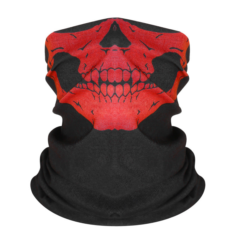 Multifunctional Skull Pattern Headband