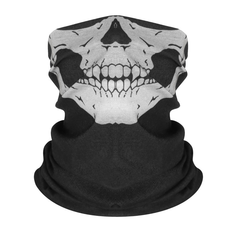Multifunctional Skull Pattern Headband