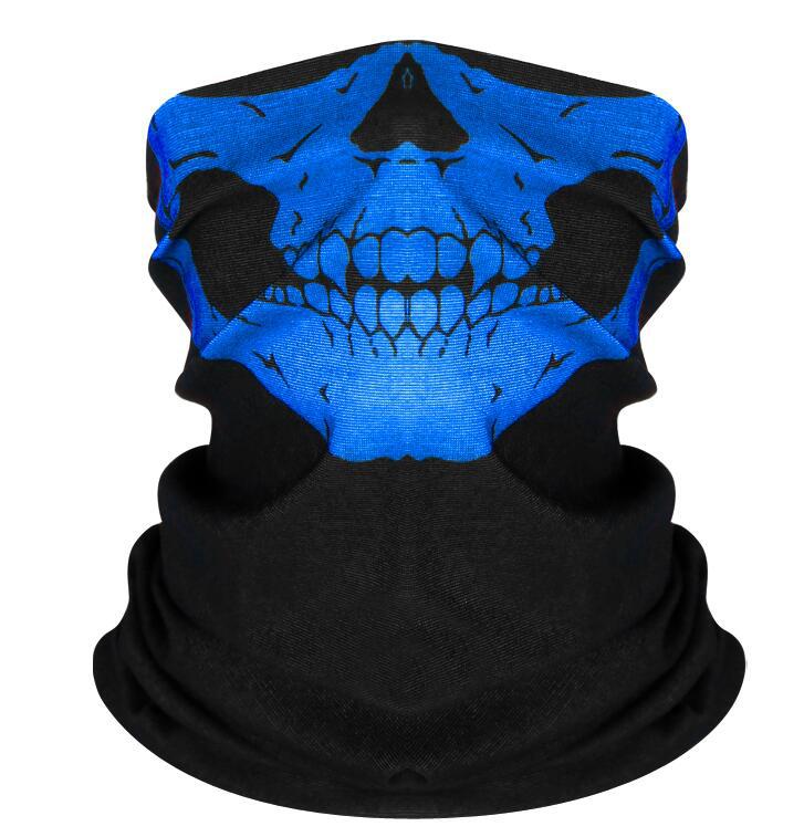 Multifunctional Skull Pattern Headband