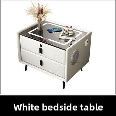 Multifunctional Smart Bedside Table with Wireless Charging