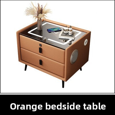 Multifunctional Smart Bedside Table with Wireless Charging