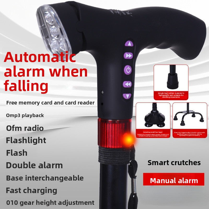 Multifunctional Smart Charging Cane