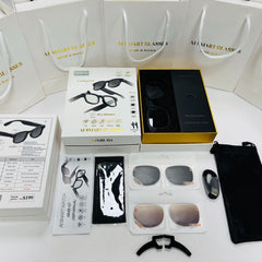 smartglasses-black replaceable lenses x2