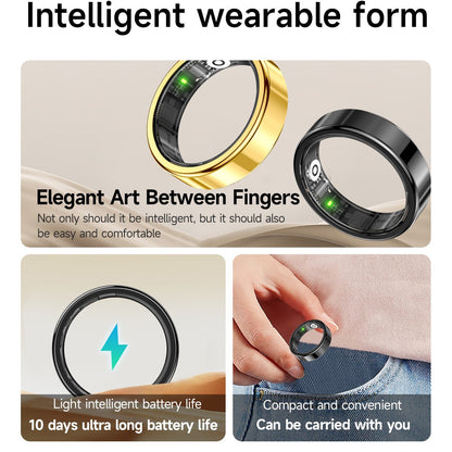 Multifunctional Smart Health Ring with Heart Rate Monitoring