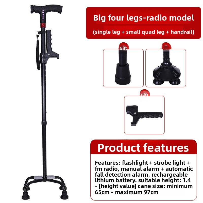 Multifunctional smart walking stick
